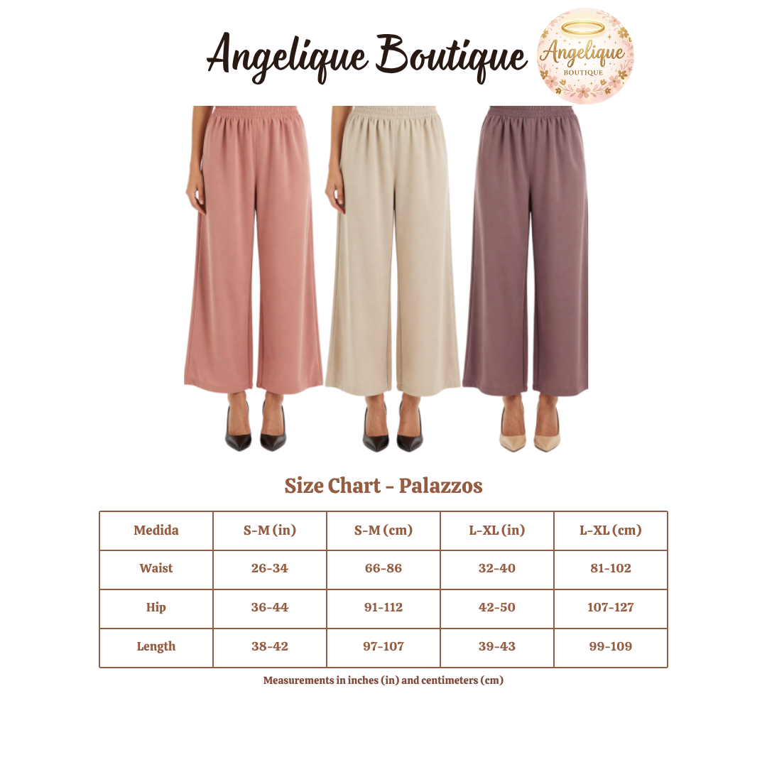 Pantalón Palazzo Wide Leg 🌸 | Casual y Elegante | Talla XL