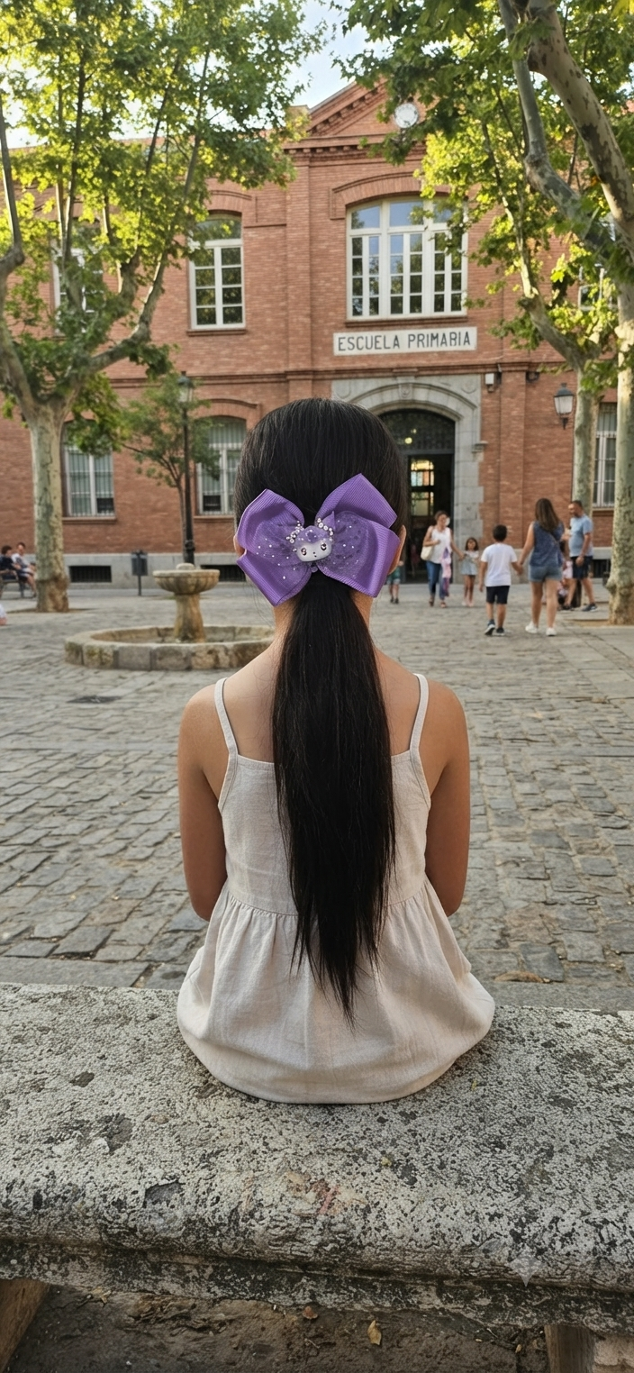 Hello Kitty & Friends Glitter Satin Hair Bow for Girls