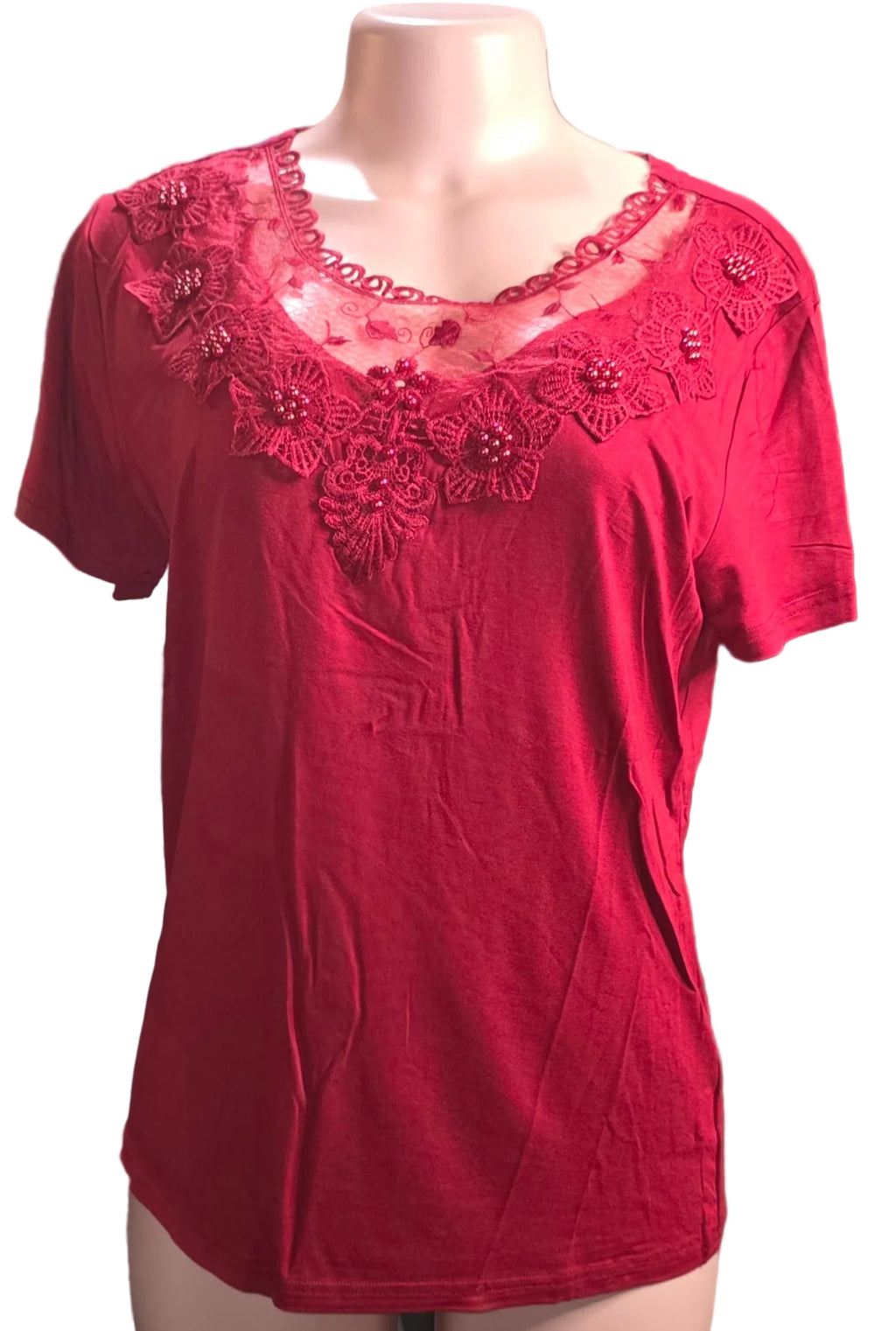 Women's Floral Rhinestone Elegant Blouse
