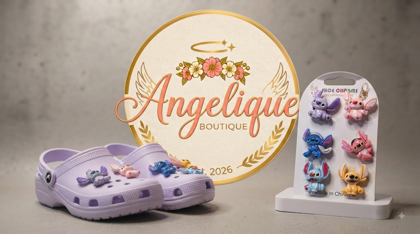 Cartoon Character Shoe Charms Pack of 6