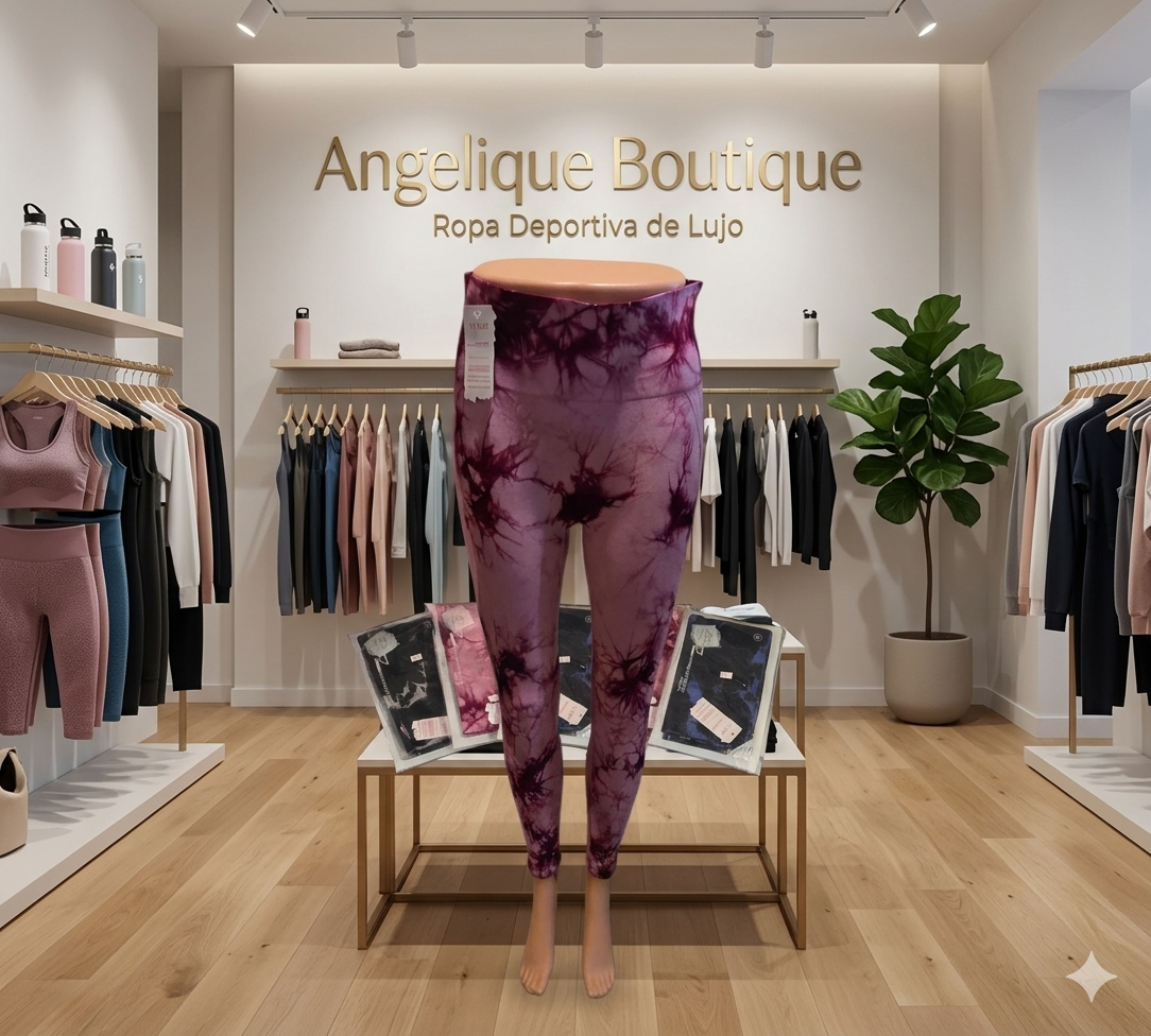 Leggings de Alta Compresión Doble Tono
