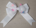 Pastel Heart Tulle Hair Bow Clip
