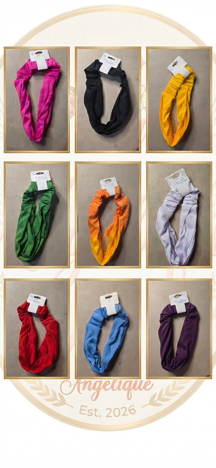 Stretchy Hair Band for Girls – Soft & Colorful Elastic Hair Ties
