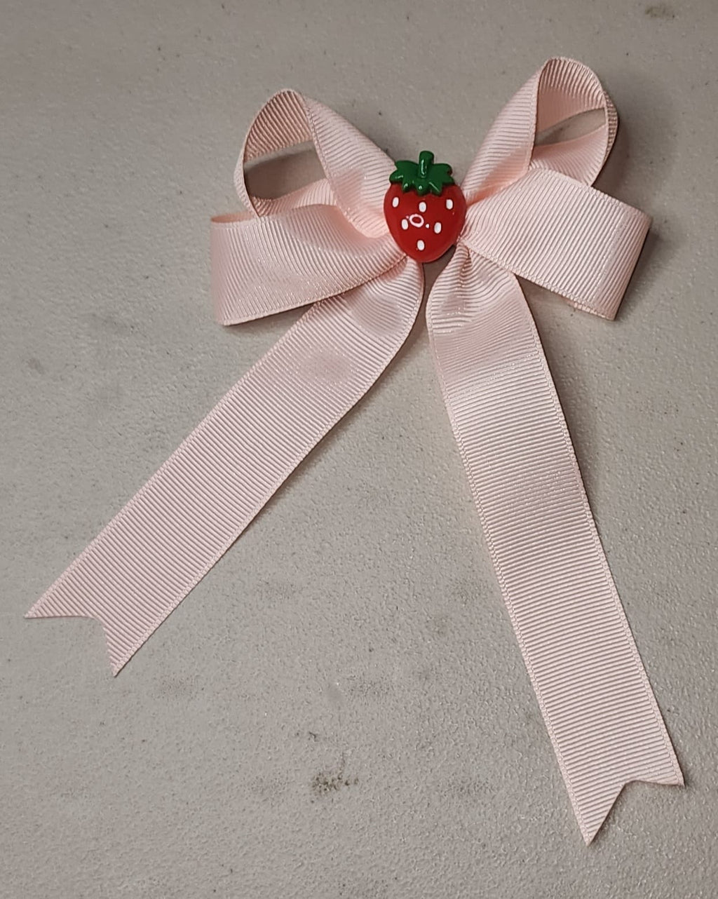 Cherry & Strawberry Tail Hair Bow Clip for Girls