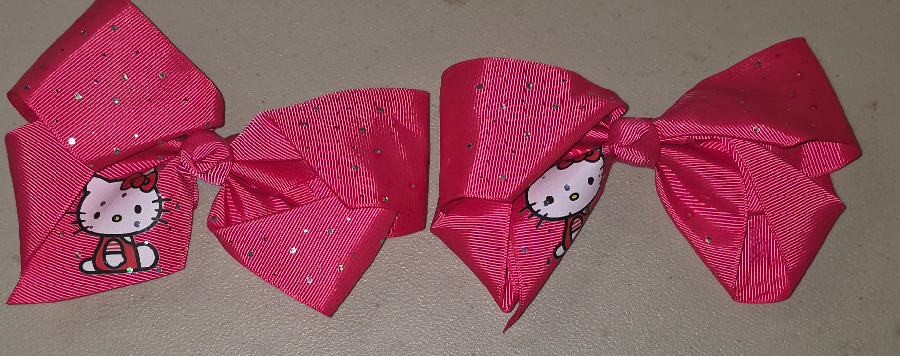 Hello Kitty Big Glitter Hair Bow for Girls