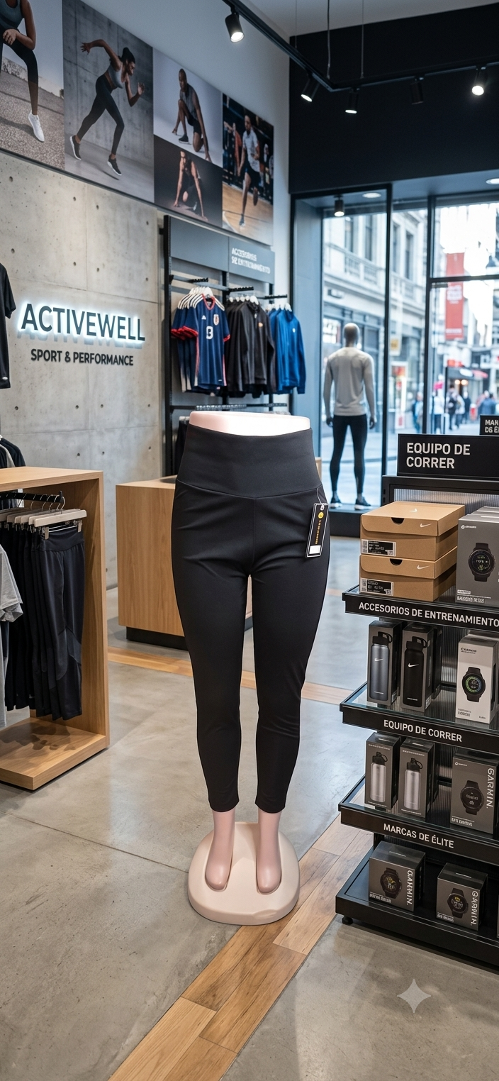 Leggings con Bolsillos, Alta Compresión y Elástico en la Cintura
