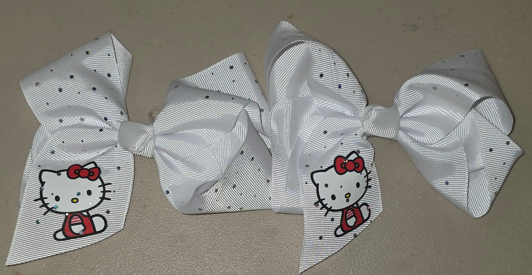 Hello Kitty Big Glitter Hair Bow for Girls