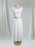 Set de Falda de Dos Piezas con Elástico Ancho en la Cintura | S/M y L/XL