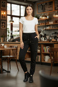 Pantalón Cargo con Bolsillos Laterales 🧳 | Cintura Elástica y Cordón | Tallas P-M y G-XG