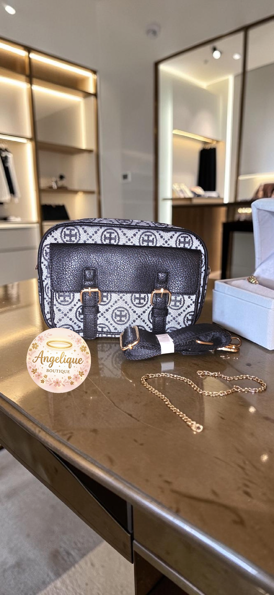 Cartera Grande Crossbody 👜 | Espaciosa | Múltiples Compartimentos | Correa Incluida