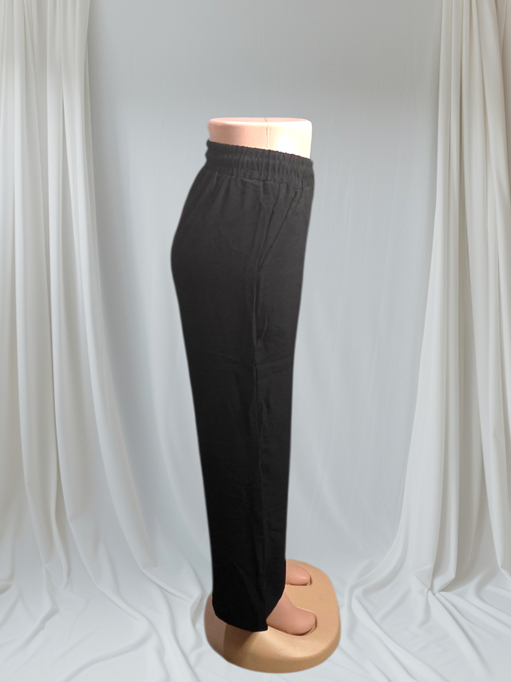 Pantalón Palazzo Mujer Elástico y Cable Ajustable en la Cintura | P-M y G-XG