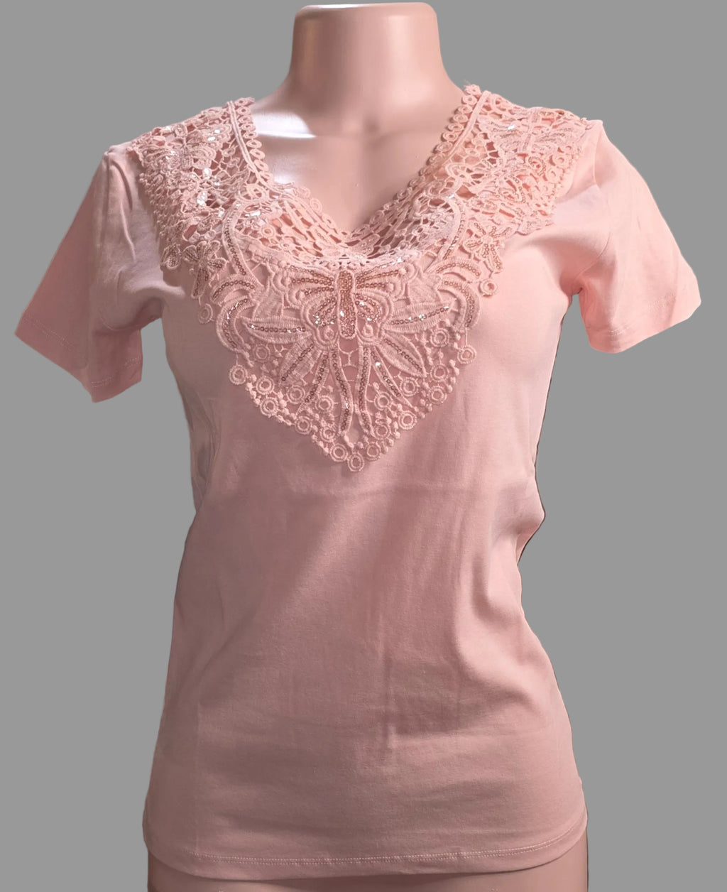 Women's Butterfly Embroidered Elegant Blouse