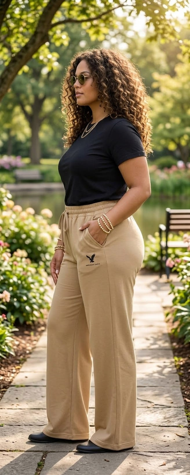Women's Stretch Casual Pants – Cotton Blend