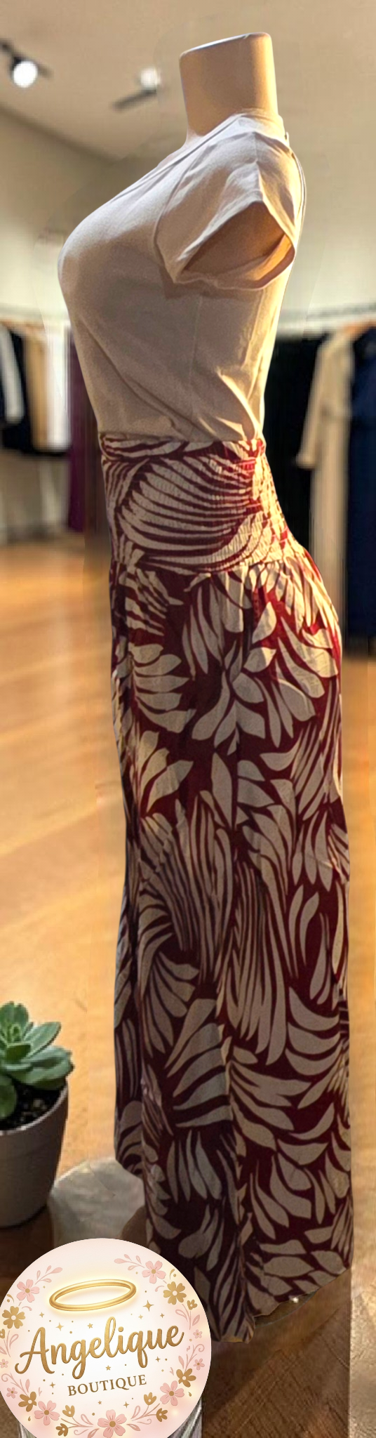 Pantaloneta Palazzo con Estampado Floral 🌸 | Fluida y Elegante