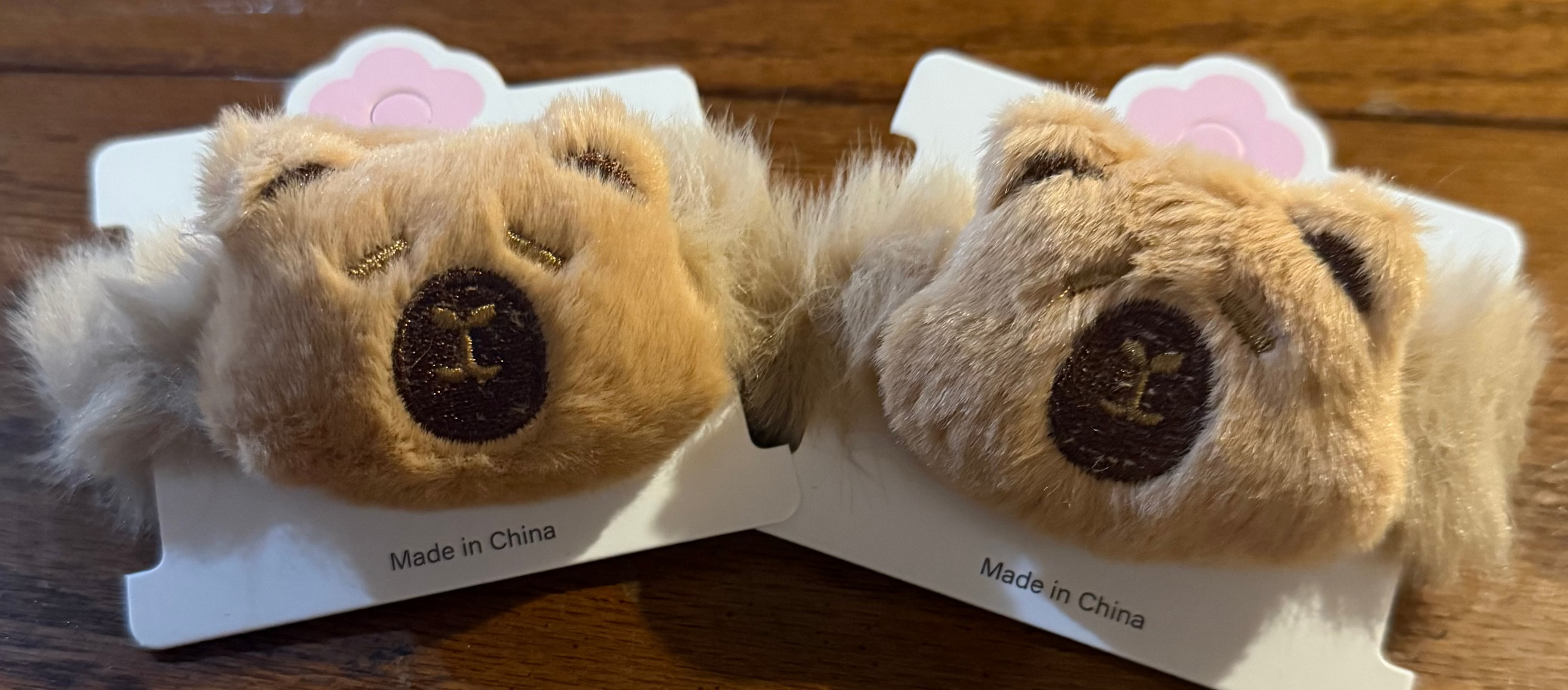 Capybara Hair Ties Set of 2 – Cute Animal Scrunchies