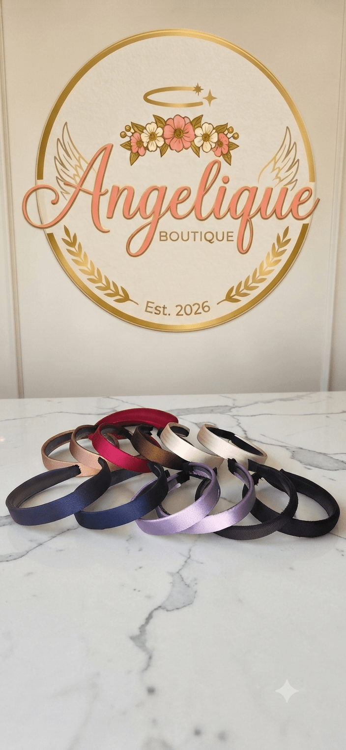 Satin Hair Headband for Women – Elegant & Chic - Angelique Boutique
