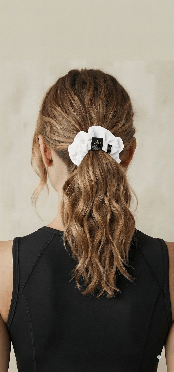 Satin Scrunchies for Women – Soft Hair Ties 6 Colors - Angelique Boutique