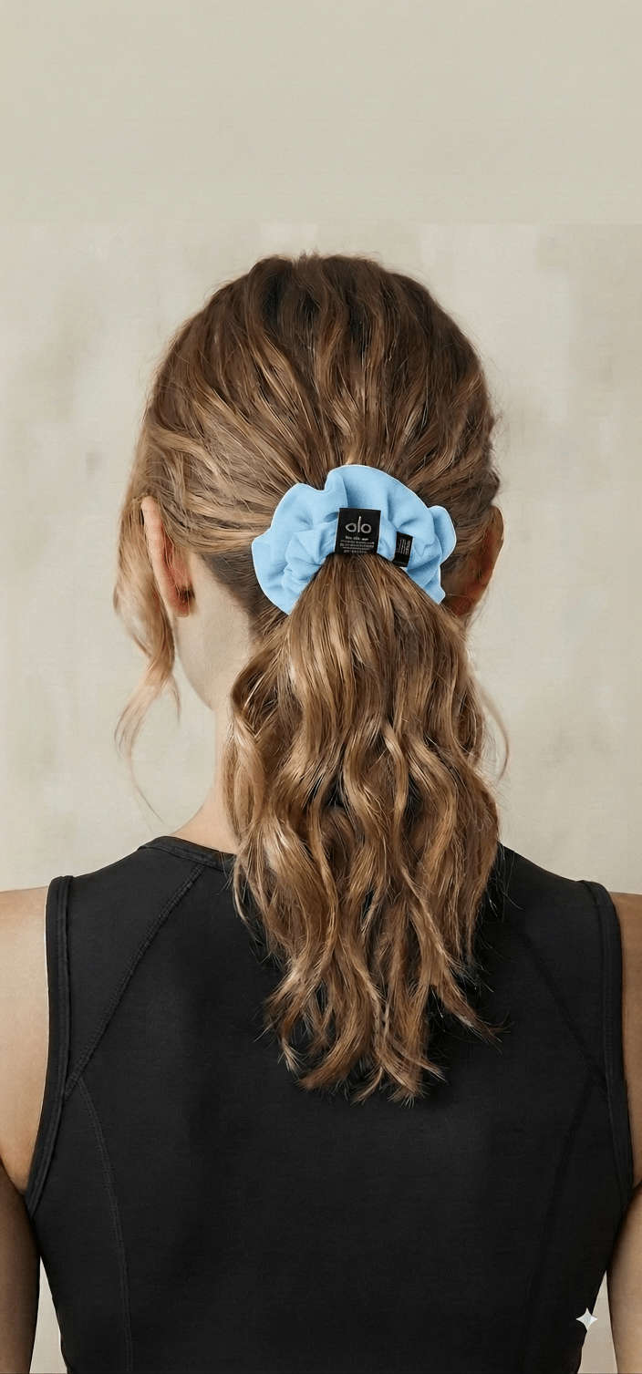 Satin Scrunchies for Women – Soft Hair Ties 6 Colors - Angelique Boutique