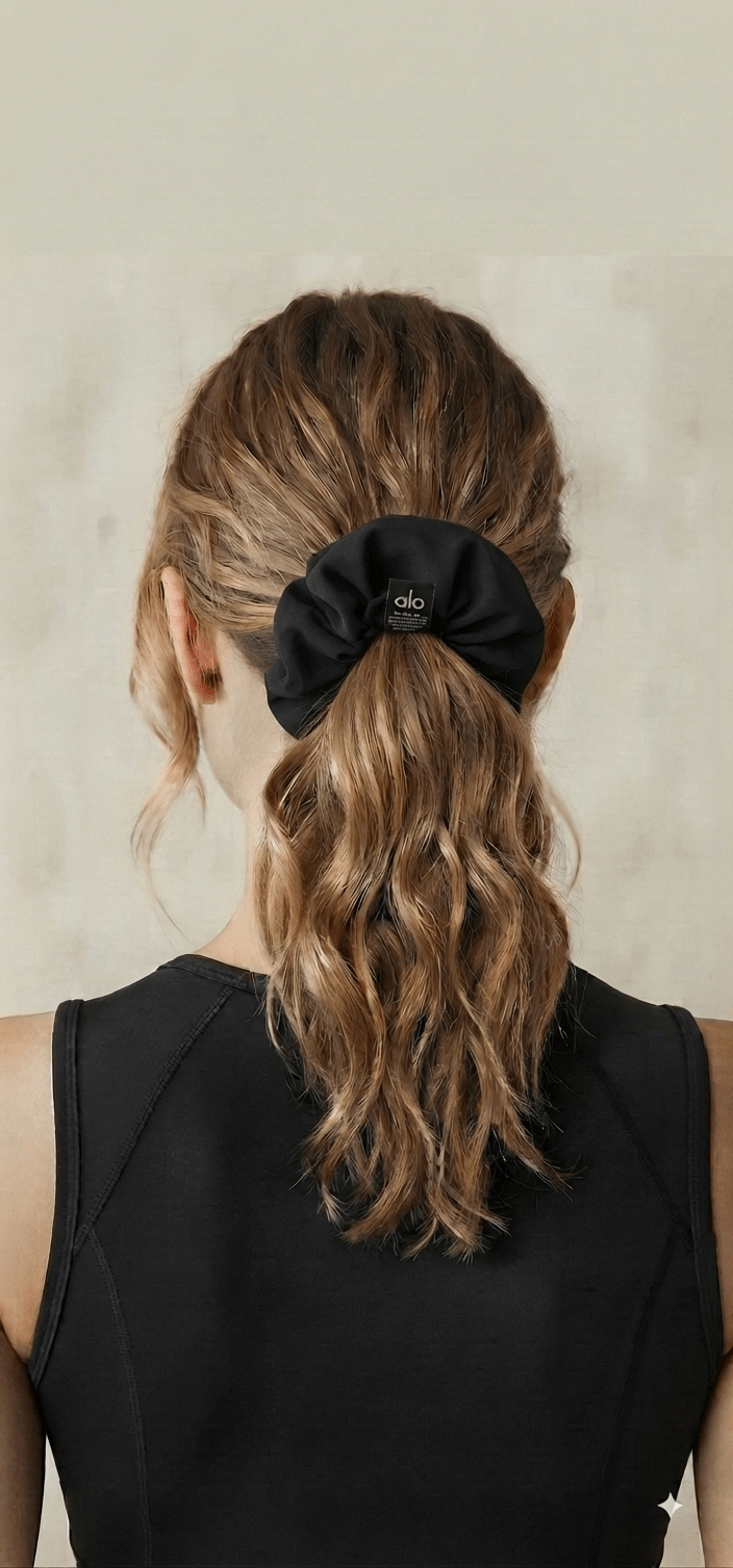 Satin Scrunchies for Women – Soft Hair Ties 6 Colors - Angelique Boutique