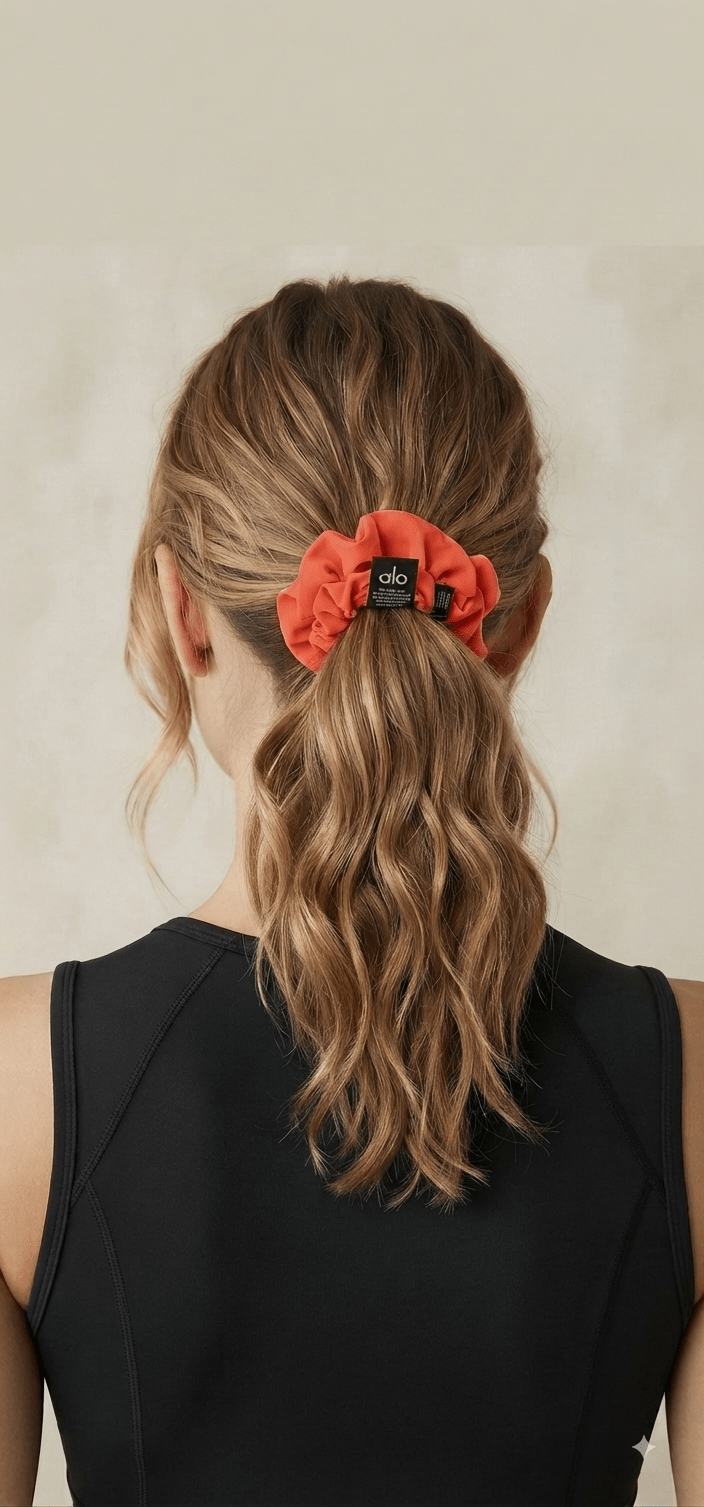 Satin Scrunchies for Women – Soft Hair Ties 6 Colors - Angelique Boutique