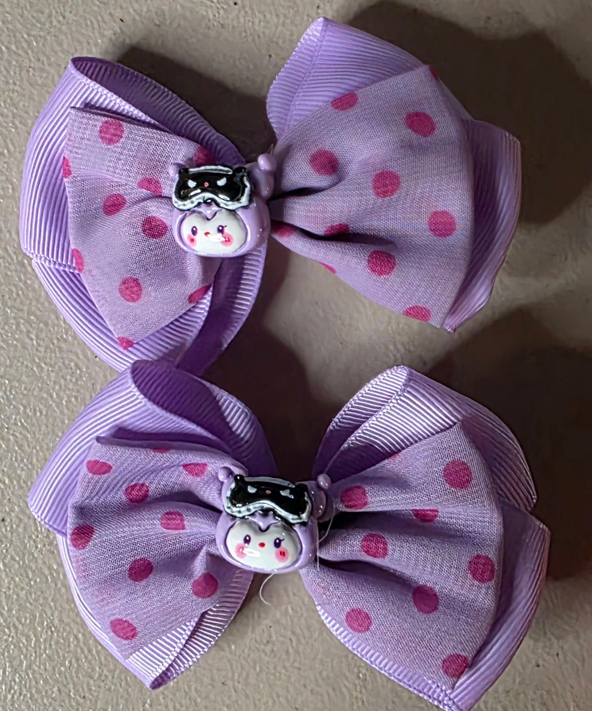 Set of 2 Hello Kitty & Friends Polka Dot Hair Bows - Angelique Boutique