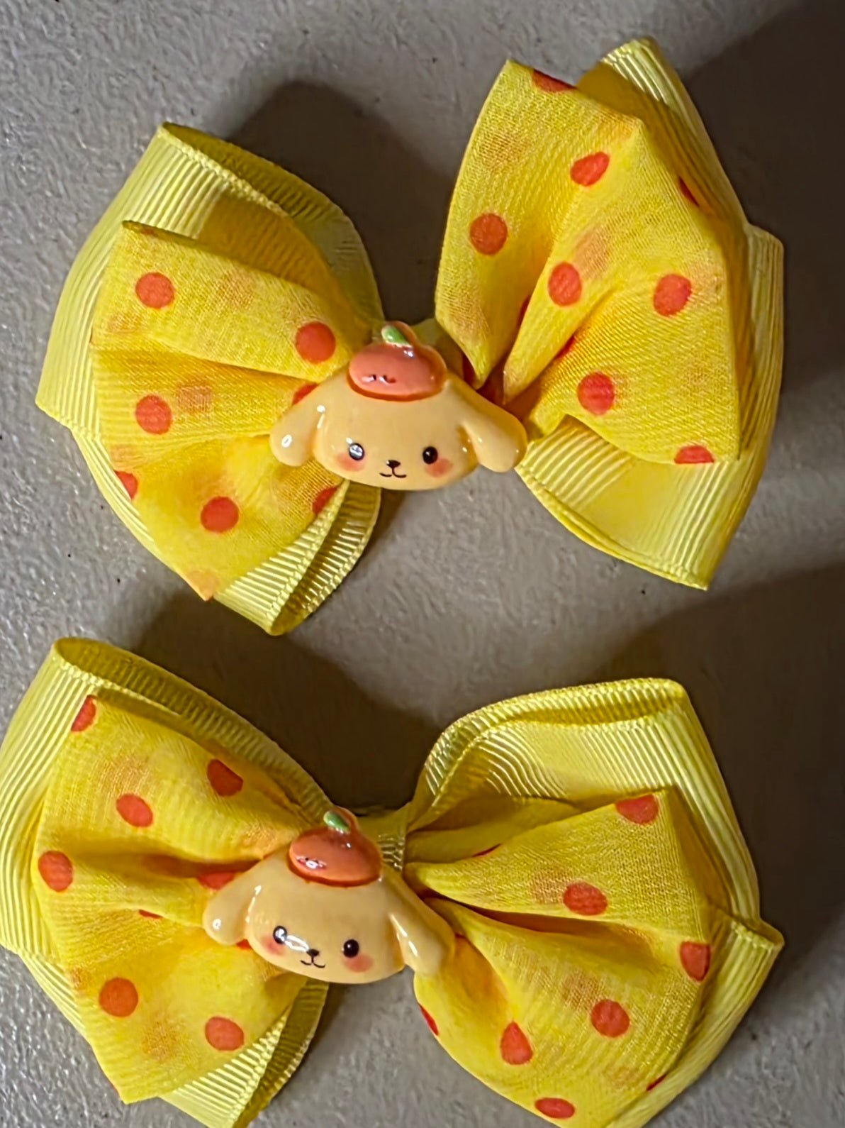 Set of 2 Hello Kitty & Friends Polka Dot Hair Bows - Angelique Boutique