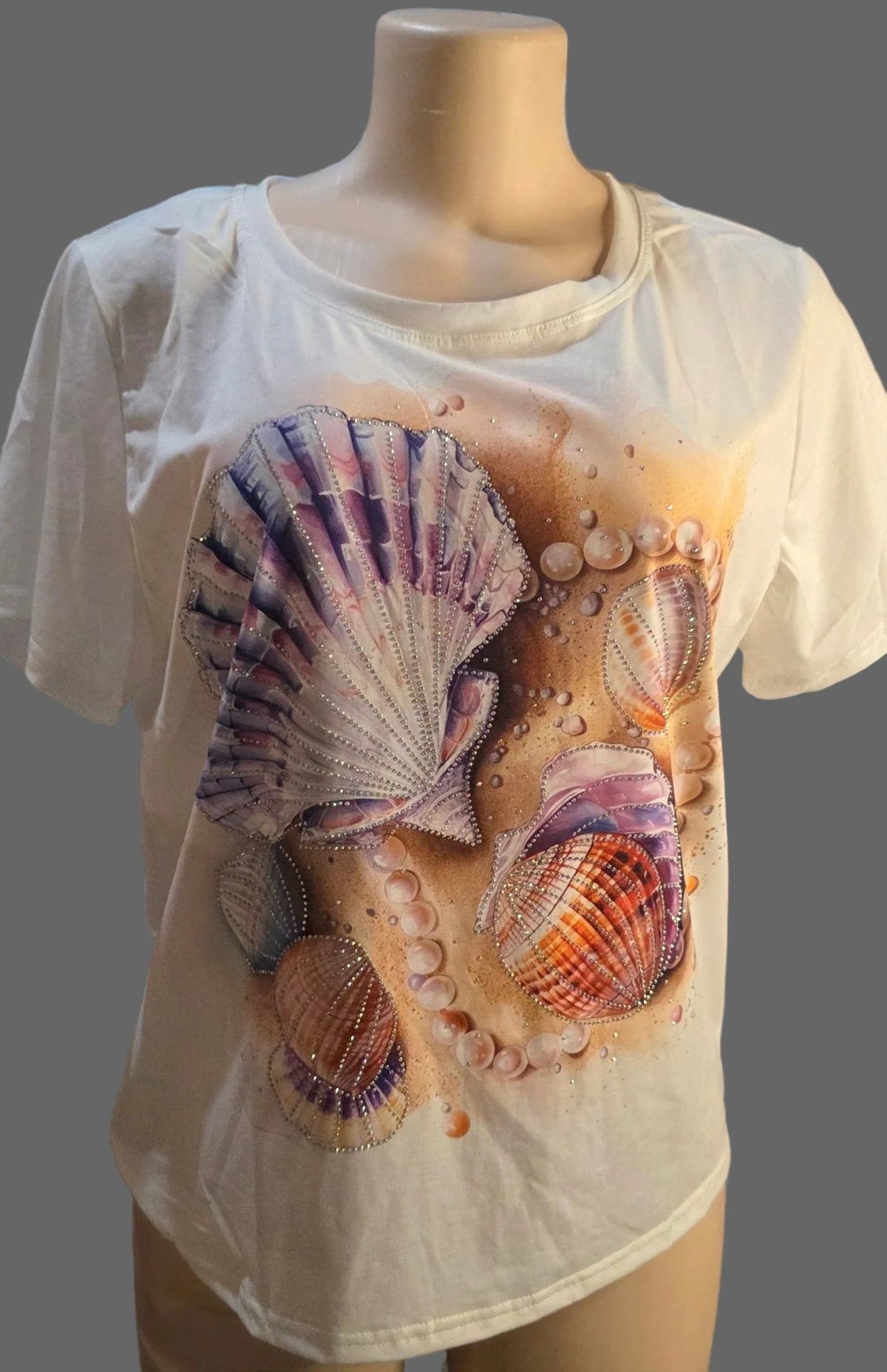 Snail Print Blouse – Lightweight Women's Fashion Top - Angelique Boutique