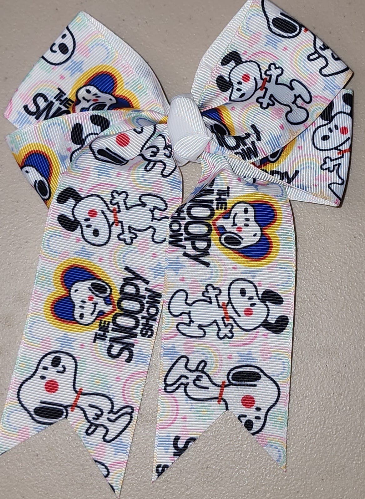 Snoopy & Friends Cheer Hair Bow for Girls - Angelique Boutique