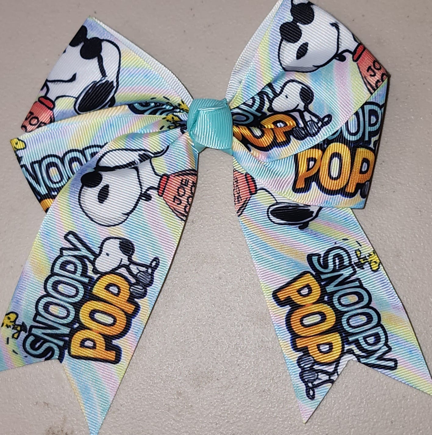 Snoopy & Friends Cheer Hair Bow for Girls - Angelique Boutique