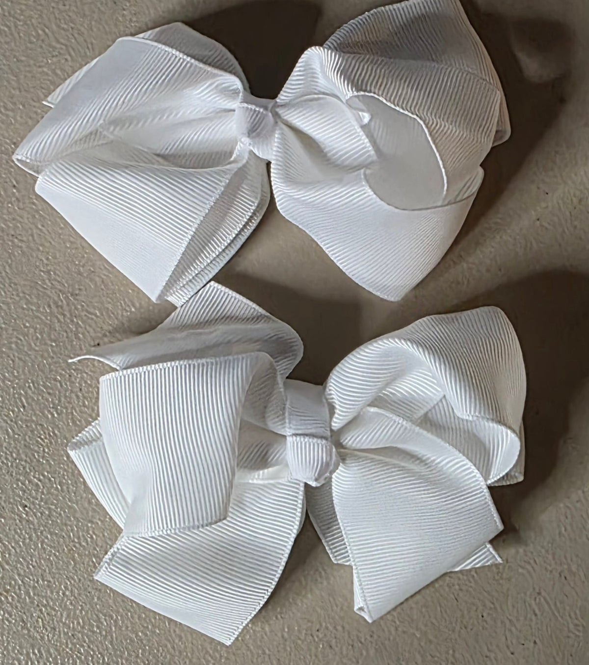 Solid Color Hair Bow Set of 2 for Women & Girls - Angelique Boutique
