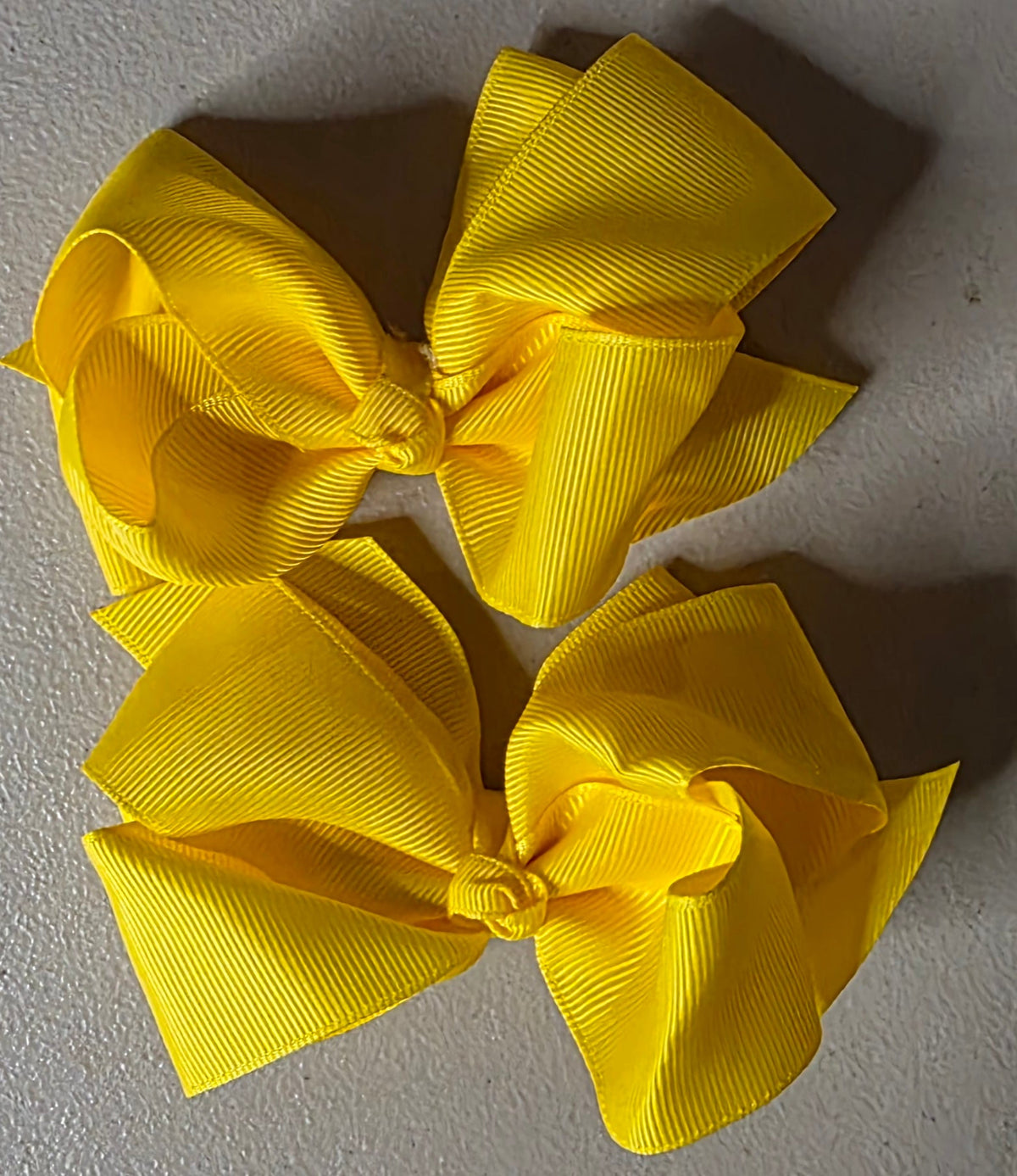 Solid Color Hair Bow Set of 2 for Women & Girls - Angelique Boutique