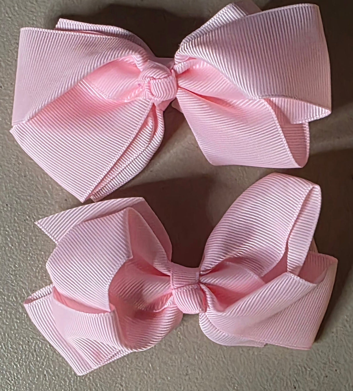 Solid Color Hair Bow Set of 2 for Women & Girls - Angelique Boutique