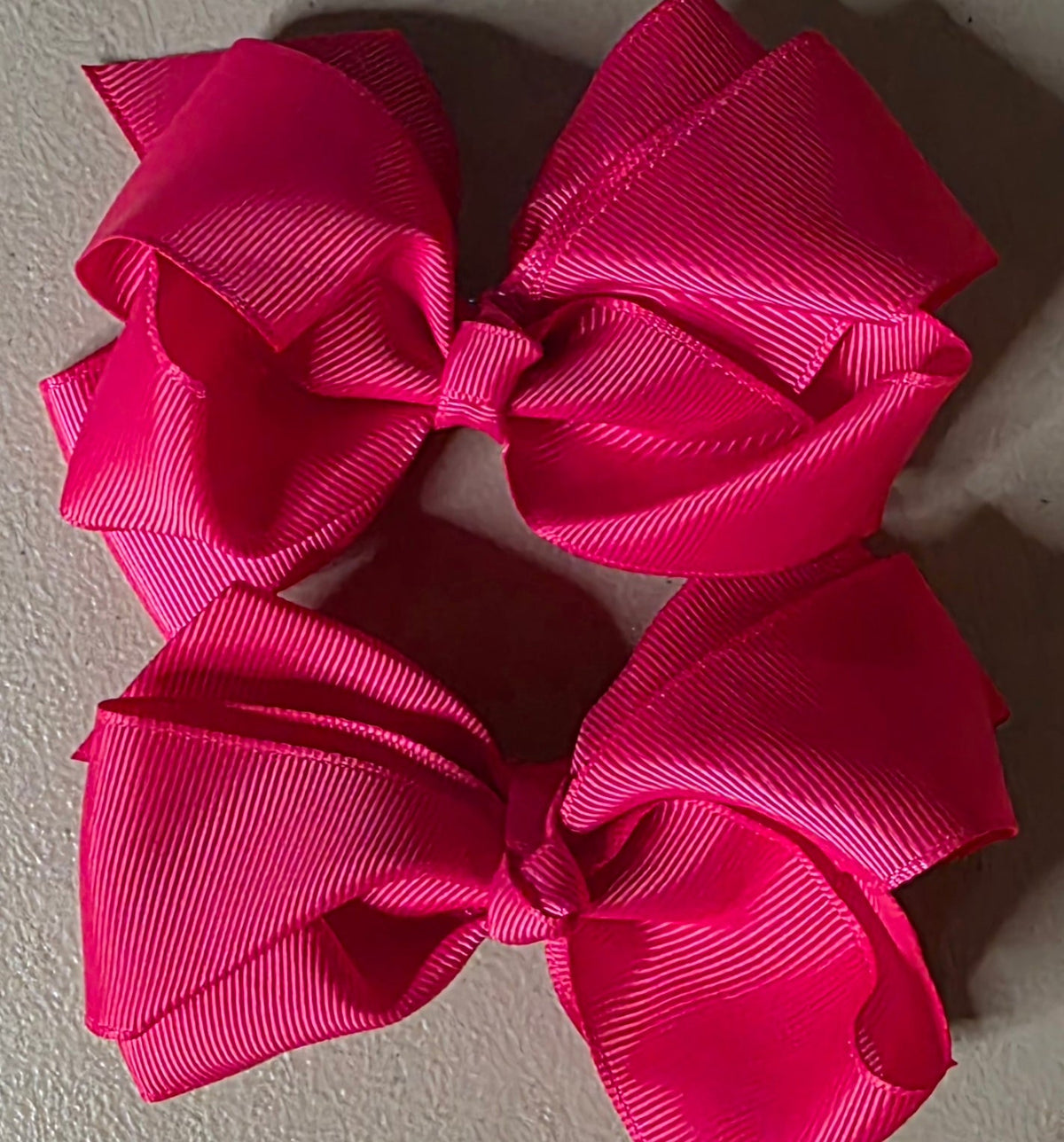Solid Color Hair Bow Set of 2 for Women & Girls - Angelique Boutique