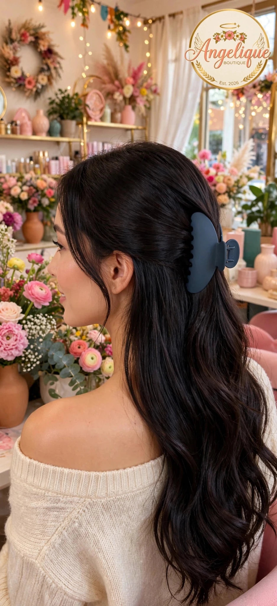 Solid Color Hair Clip | Six Color Options - Angelique Boutique