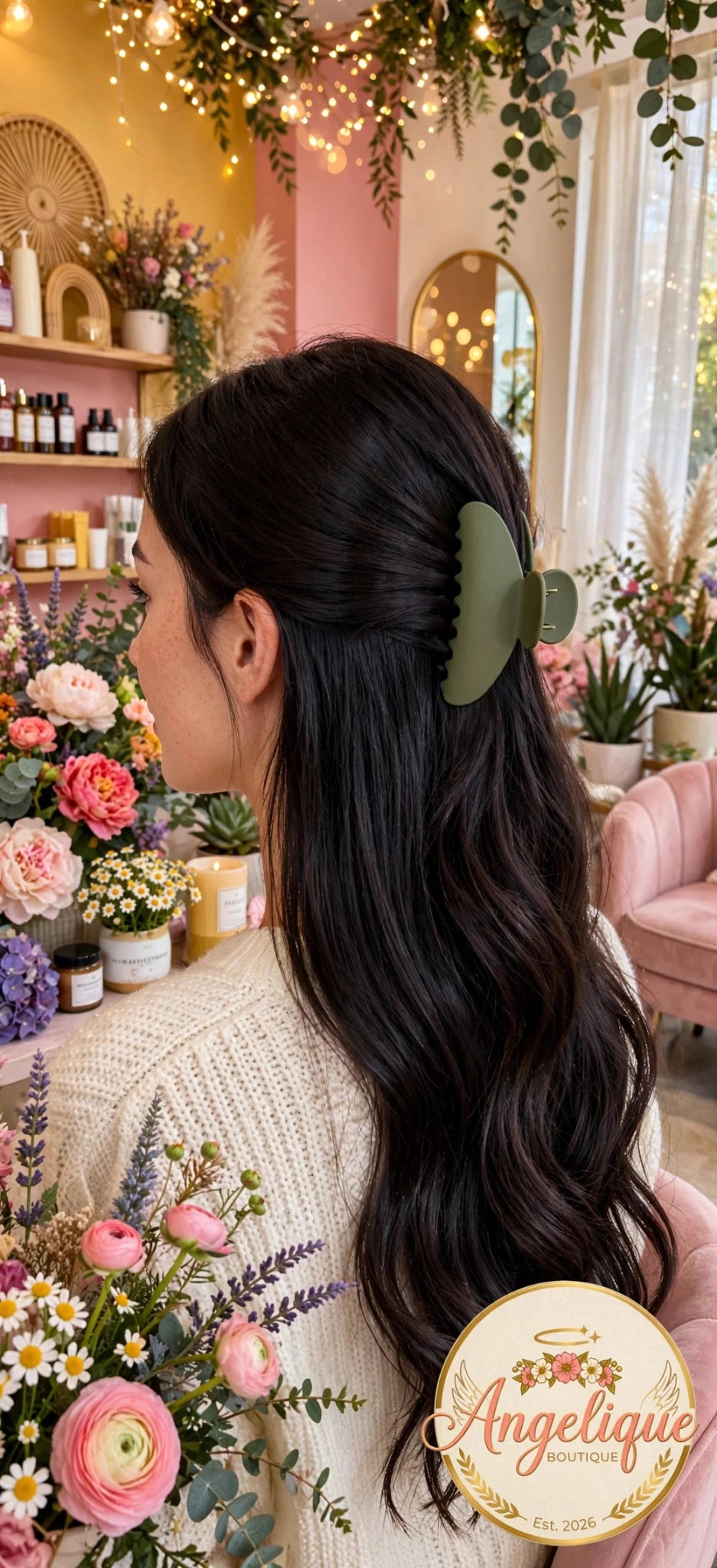 Solid Color Hair Clip | Six Color Options - Angelique Boutique