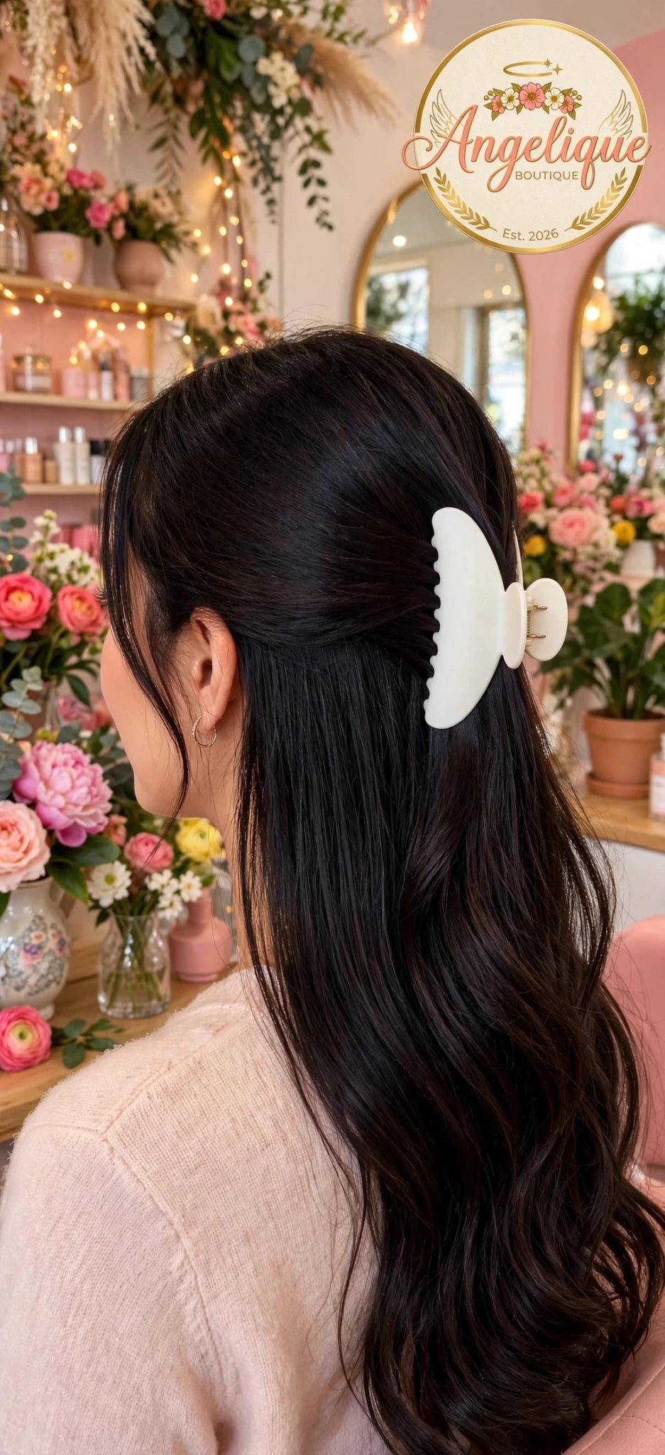 Solid Color Hair Clip | Six Color Options - Angelique Boutique
