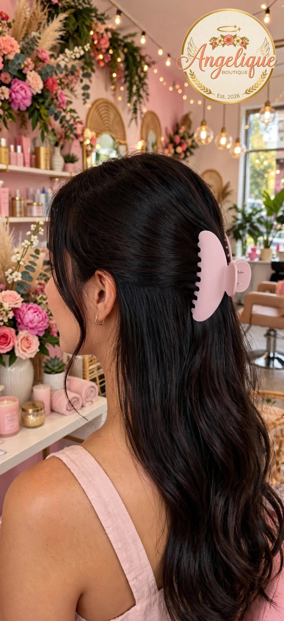 Solid Color Hair Clip | Six Color Options - Angelique Boutique