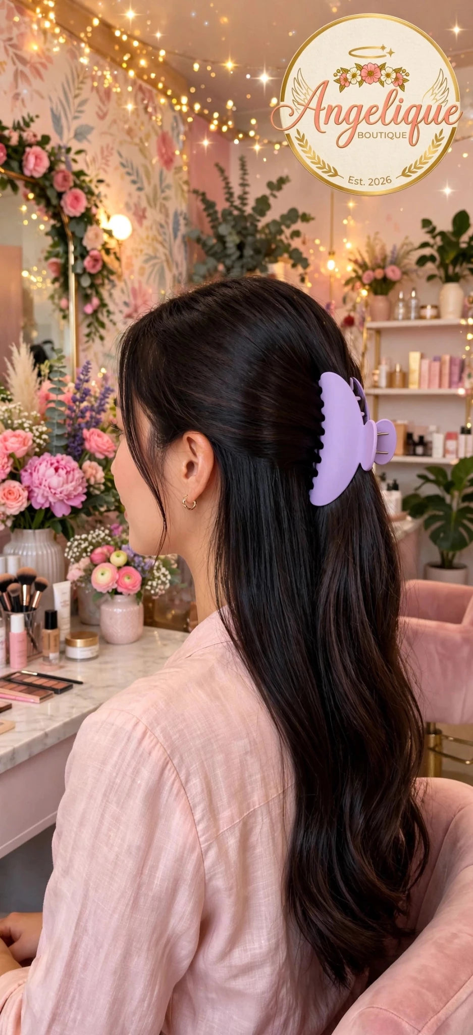 Solid Color Hair Clip | Six Color Options - Angelique Boutique