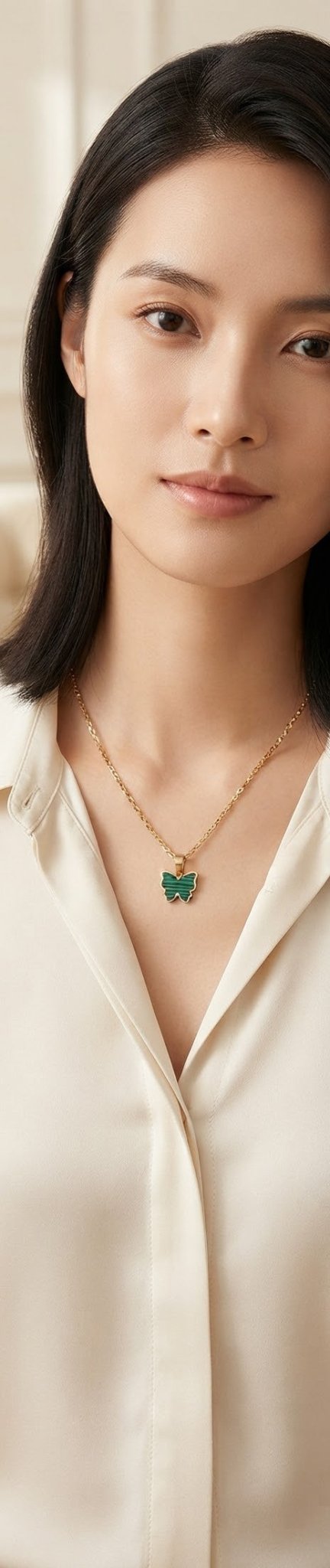 Stainless Steel Butterfly Necklace – 10 Colors Available - Angelique Boutique