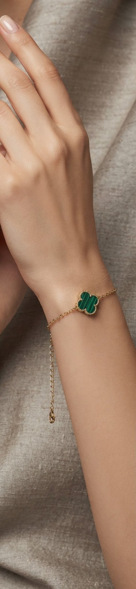 Stainless Steel Clover Charm Bracelet | 9 Colors - Angelique Boutique