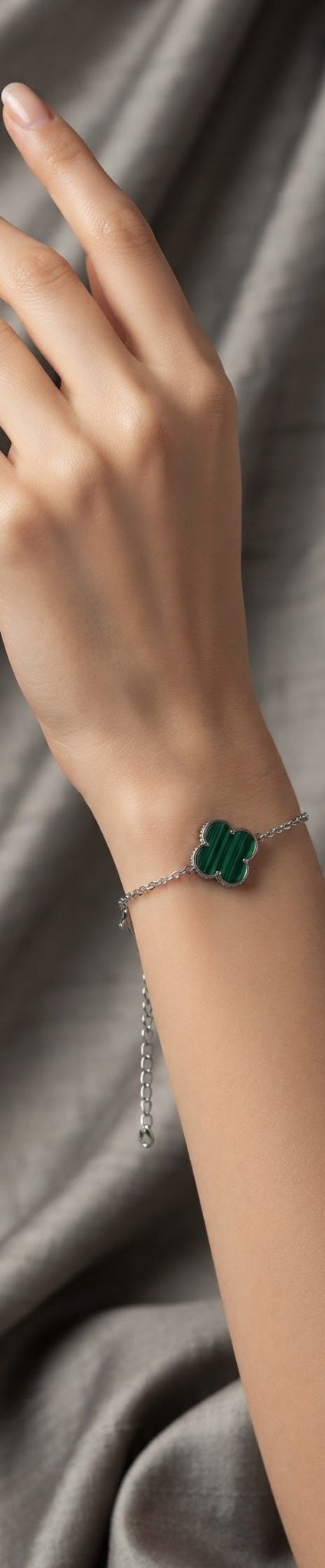Stainless Steel Clover Charm Bracelet | 9 Colors - Angelique Boutique