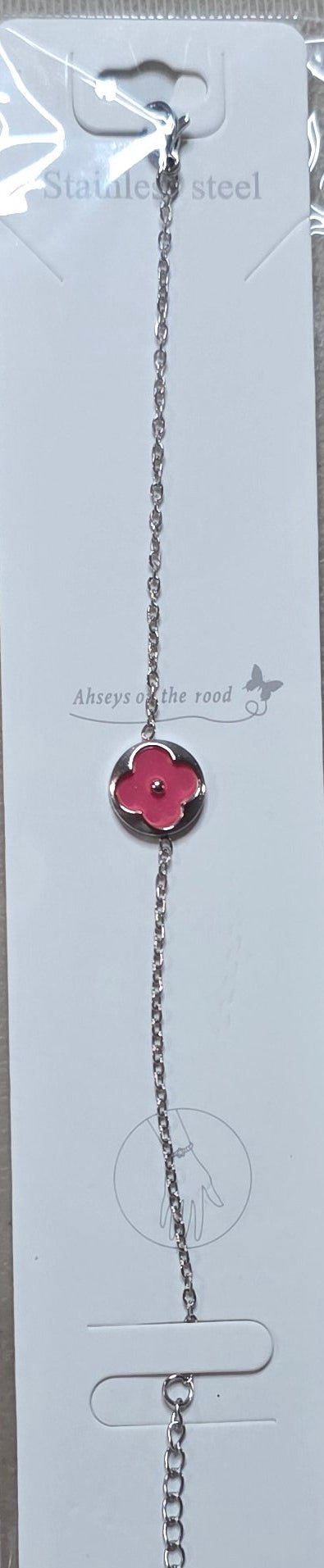 Stainless Steel Clover Charm Bracelet | 9 Colors - Angelique Boutique