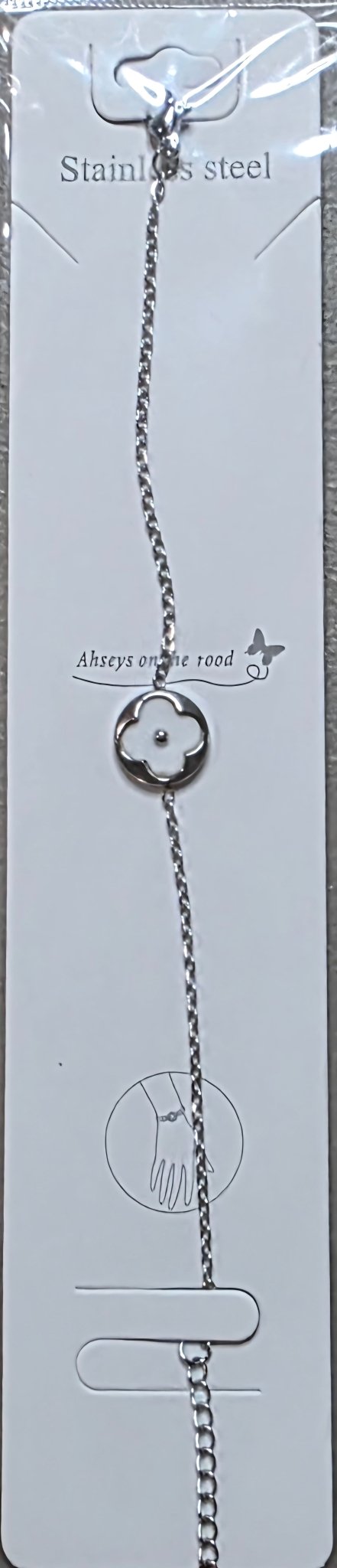 Stainless Steel Clover Charm Bracelet | 9 Colors - Angelique Boutique