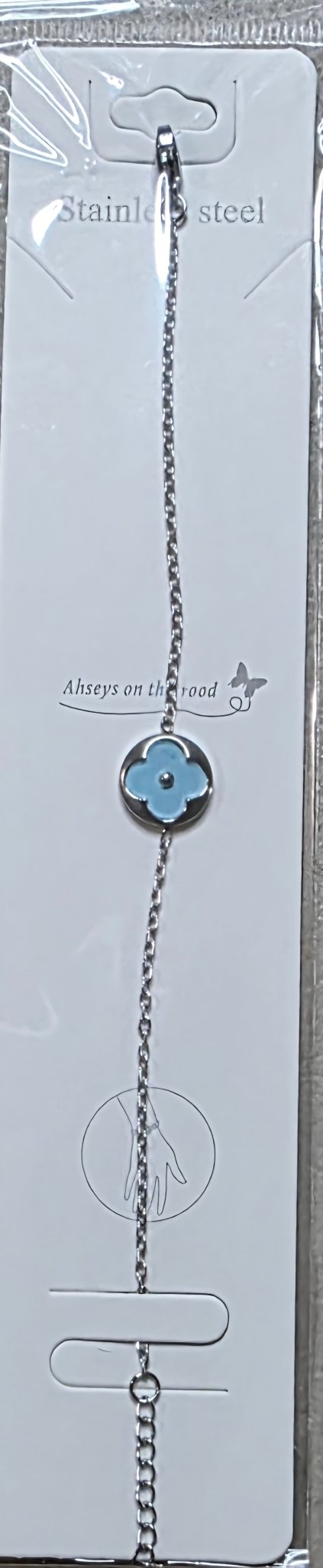 Stainless Steel Clover Charm Bracelet | 9 Colors - Angelique Boutique