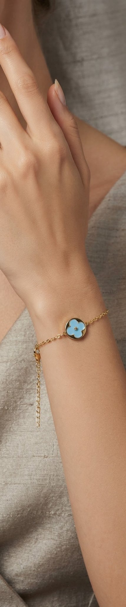 Stainless Steel Clover Charm Bracelet | 9 Colors - Angelique Boutique