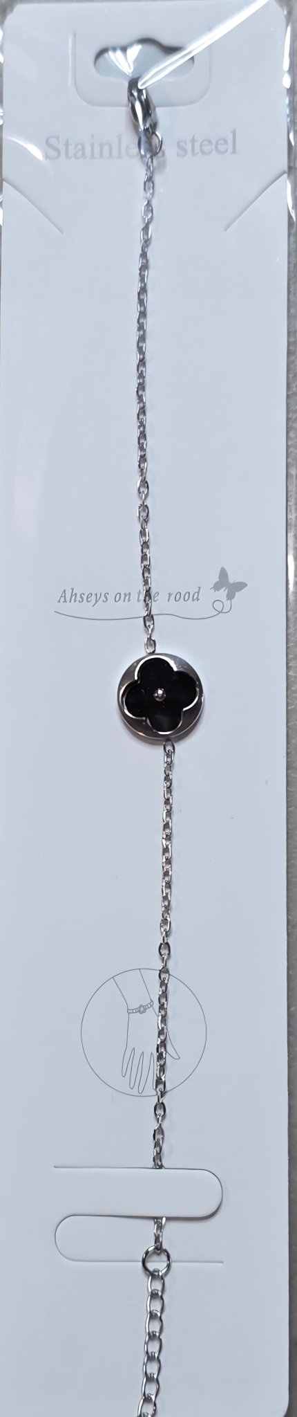 Stainless Steel Clover Charm Bracelet | 9 Colors - Angelique Boutique