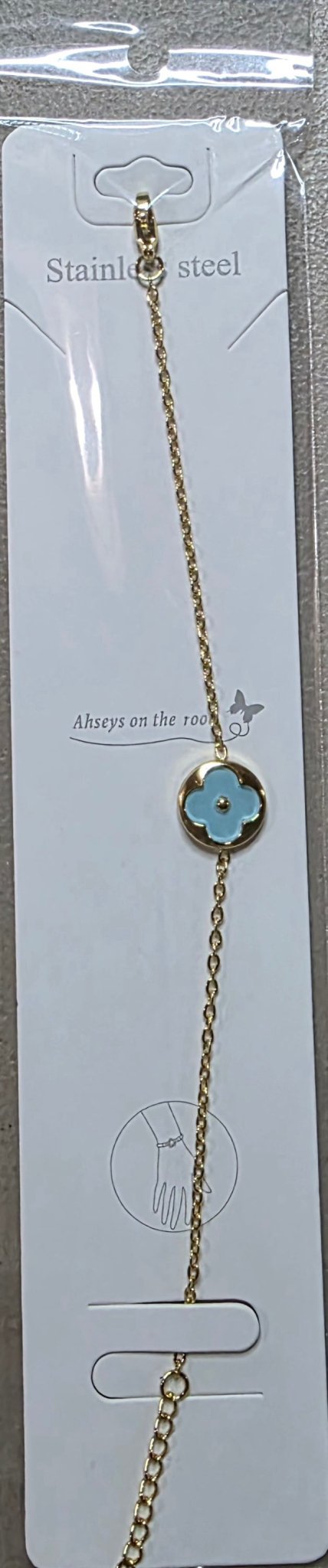 Stainless Steel Clover Charm Bracelet | 9 Colors - Angelique Boutique