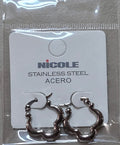 Stainless Steel Clover Hoop Earrings for Women – Gold & Silver - Angelique Boutique