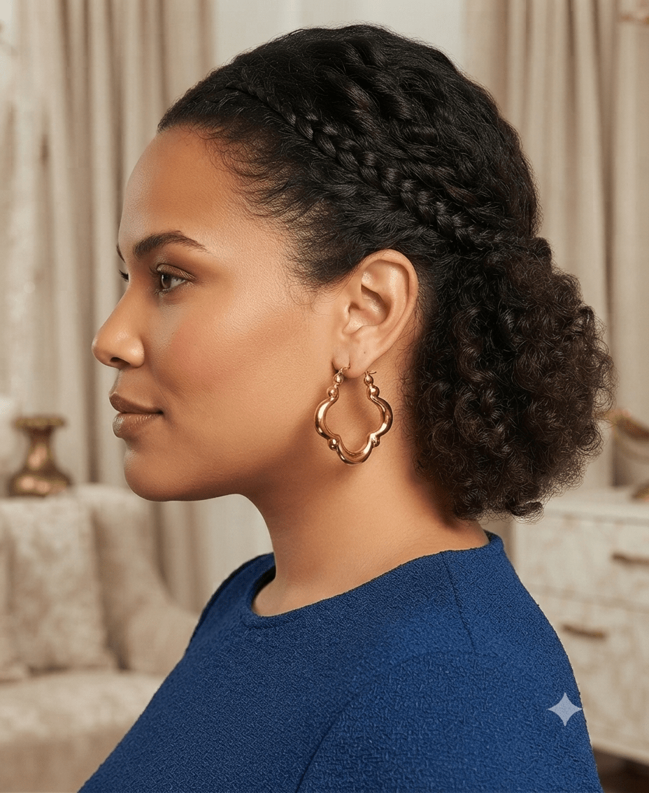 Stainless Steel Clover Hoop Earrings for Women – Gold & Silver - Angelique Boutique