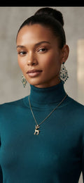 Stainless Steel Deer Necklace – Nature-Inspired Women's Jewelry - Angelique Boutique